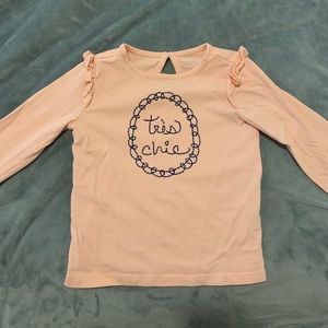 Janie&Jack long sleeve tee with ruffles, 3